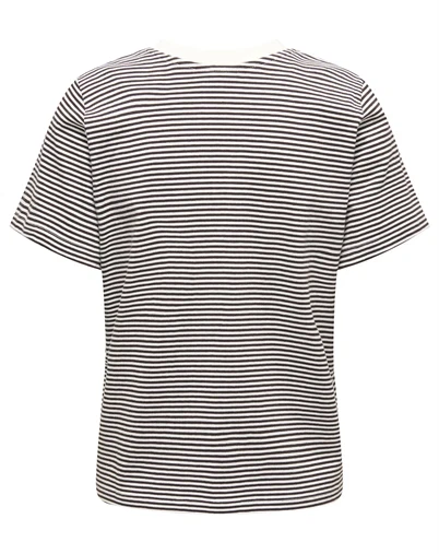 JDY - JDYPisa Print T-shirt - Cloud Dancer/Chocolate